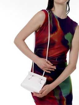 Haute Sauce - White The Mini Piaga Sling Bag with Detachable Strap