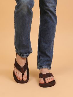 Yoho - Men Bubbles 2.0 Flipflop Orthopaedic Sole, Lightweight Brown