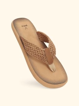 Yoho - Men Bubbles 2.0 Flipflop Orthopaedic Sole, Lightweight Beige