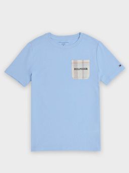 Tommy Hilfiger - Boys Blue Regular Fit Cotton T-Shirt