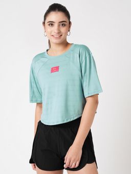 BODD ACTIVE - Aqua Oversized Tee