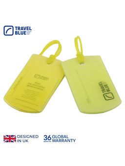 Travel Blue - Jelly I.D. Tags-Green