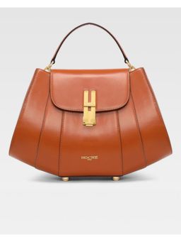 Hoche Paris - Tan Large Brioche Top Hand Bag