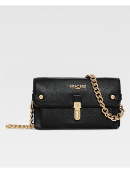 Hoche Paris - Black Sac Lisse Sling Bag