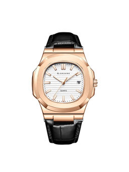 Giordano - Men White Analog Water Resistant 3 Hand Mechanism Casual Watch (Gz-50104) (M)