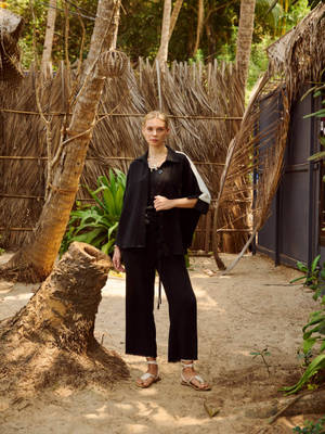 Buy Essgee Black Fleur Shirt Online