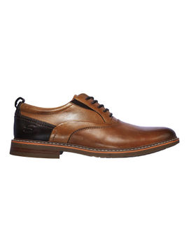 Buy SKECHERS Bregman-Velsom Tan Oxford 