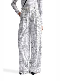 CILVR - Entangled Mesh Tailored White Pant