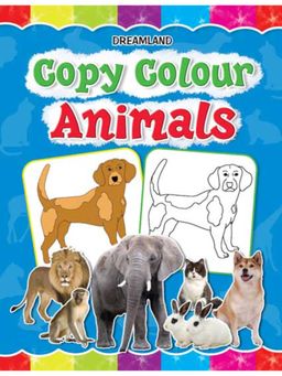 Dreamland - Copy Colour - Animals Drawing, Painting and Colouring Book