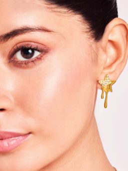 ELRA - 18K Gold Plated Golden Starfall Earrings