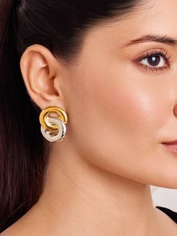 ELRA - Dual Link Stud Earrings