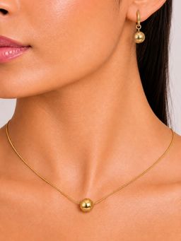 ELRA - 18K Gold Plated Golden Jewellery Set