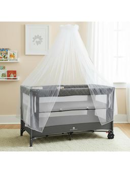 StarAndDaisy - Grey Alloy Steel Nursery Cradle