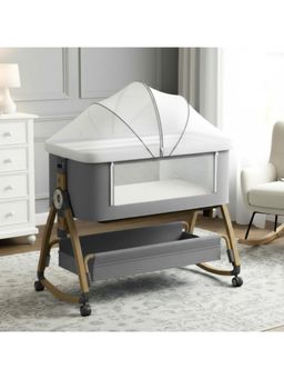 StarAndDaisy - Grey Alloy Steel Nursery Cradle