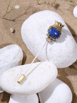 Cosa Nostraa - Blue Owlet Lapel Pin