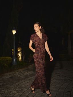 Style Island - Clara Brown Printed Women Jumpsuit