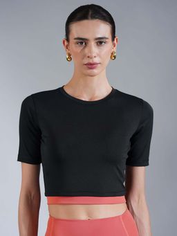 BASICPLZ - Core Crop Top Black