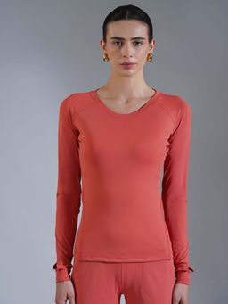 BASICPLZ - Core Compression T-Shirt Peach