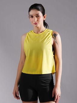 BASICPLZ - Gym Coverup Tank Yellow