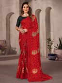 Red color option, Sold out, Currently selected