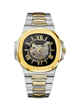 Giordano - Dual-Tone Skeleton Automatic Stainless Steel Watch For Men - Gz-50114 (M)