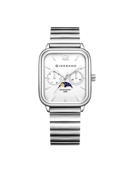 Giordano - Classic Square Analog Watch For Men with Moon Phase Display - Gz-50117 (M)