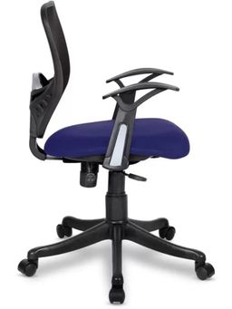 Savya Home - Apex Chairs Delta Mb Chair Umbrella Base Office Chair (Blue)