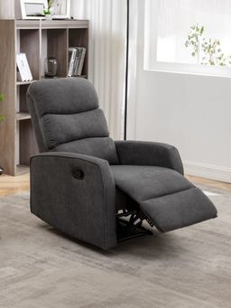 Savya Home - Single Recliner Chair(Grey)