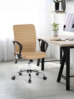 Savya Home - Beige Office Chair Beige
