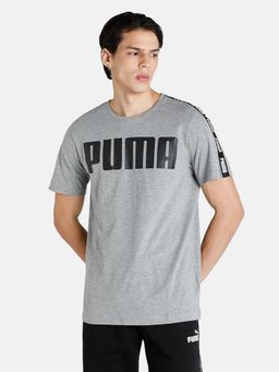 Puma - Power Rebel Logo Men Gray T-shirts