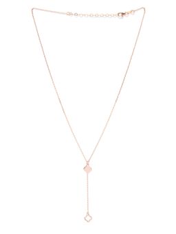 Carlton London - Rose Gold Plated Long Necklace
