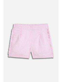 Allen Solly - Girls Pink Stripe Shorts