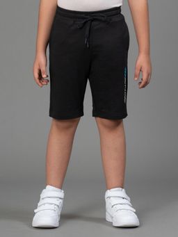 Red Tape - Boys Solid Poly Cotton Black Shorts