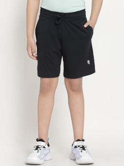 Red Tape - Boys Pure Cotton Navy Blue Solid Shorts