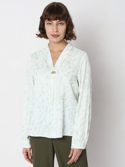 VERO MODA - White Printed Top