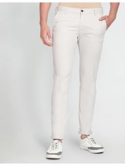 Arrow - Sports Slim Fit Low Rise Dobby Trousers