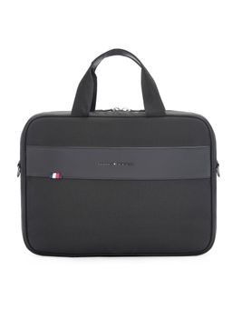 Tommy Hilfiger - Unisex Paddock Business Messenger Bag - Black