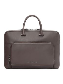 Tommy Hilfiger - Unisex Yorkshire Business Messenger Bag - Brown