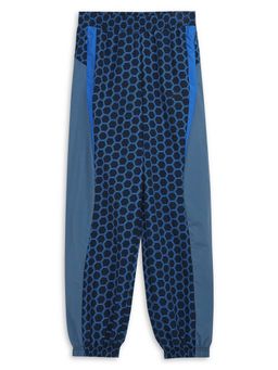 Puma - X Rocket League Boys Blue Printed Relaxed Fit Joggers