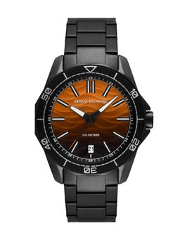 ARMANI EXCHANGE - Men Black Round Dial Analog Watch - AX1964 (S)