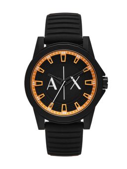 ARMANI EXCHANGE - Men Black Round Dial Analog Watch - AX2536 (S)