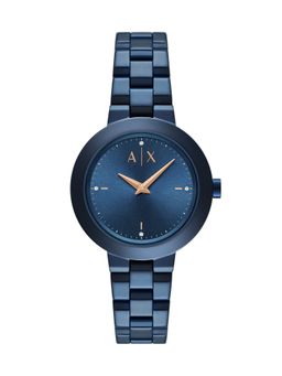 ARMANI EXCHANGE - Women Blue Round Dial Analog Watch - AX5175 (S)