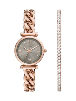 Fossil - Women Grey Round Dial Analog Watch with Bracelet - ES5378SET (S)