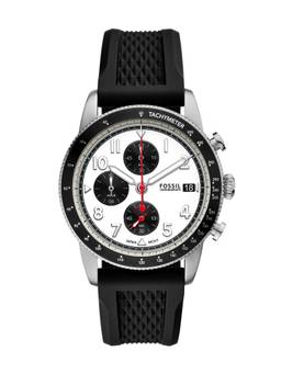 Fossil - Men White Round Dial Analog Watch - FS6087 (S)