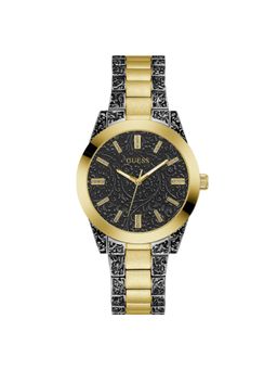 Guess - Women Black Round Dial Analog Watch - GW0303L1 (M)