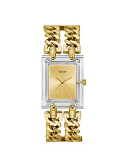 Guess - Women Gold Rectangular Dial Analog Watch - GW0669L1 (M)