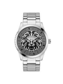 Guess - Men Grey Round Dial Analog Watch - U1431G1M (M)