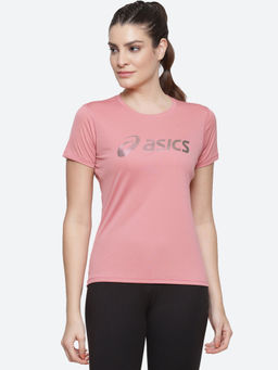 ASICS - Silver Nagare Pink Women Running T-shirts