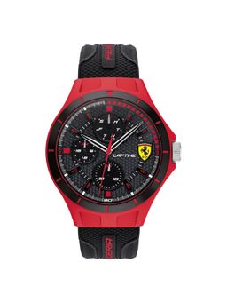 Scuderia Ferrari - LAP TIME Multifunction Black Round Dial Men's Watch - 0830862