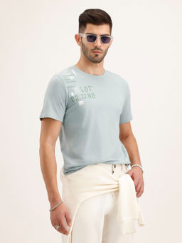 WROGN - Slim Fit Placement Printed T-Shirt